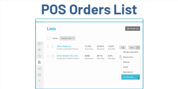 All pos orders list in Odoo