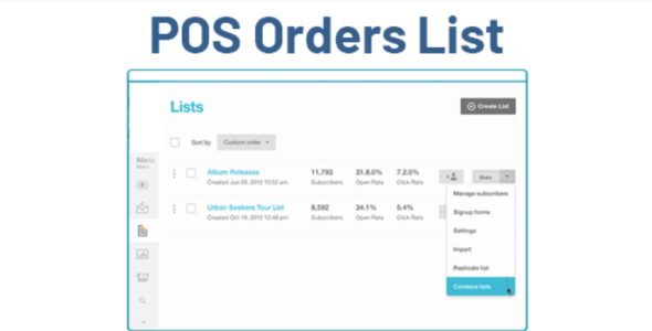 All pos orders list in Odoo