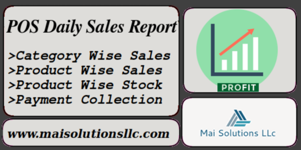POS Daily Sales Report | POS Report Advance